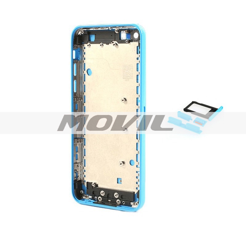 Back Housing Replacement Cover with Mid Frame Assembly For iPhone 5C - Blue
